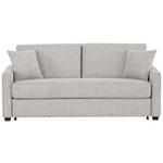 SCHLAFSOFA Sola in Webstoff Grauweiß  - Grauweiß/Schwarz, Design, Kunststoff/Textil (186/83/100cm) - Xora