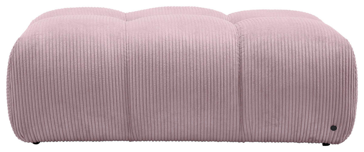 HOCKER Cord Mauve  - Mauve/Schwarz, KONVENTIONELL, Kunststoff/Textil (105/43/90cm) - Tom Tailor