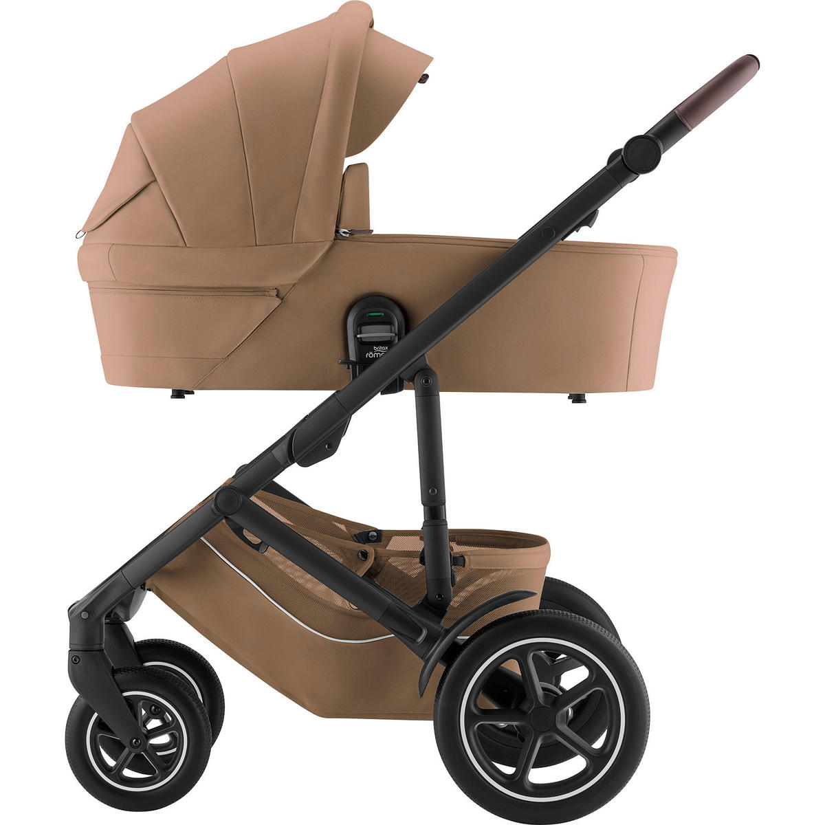 KINDERWAGENSET  Smile 5Z Set  Warm Caramel  - Hellbraun/Grau, Basics, Textil/Metall (57/112/97,7cm) - Britax Römer