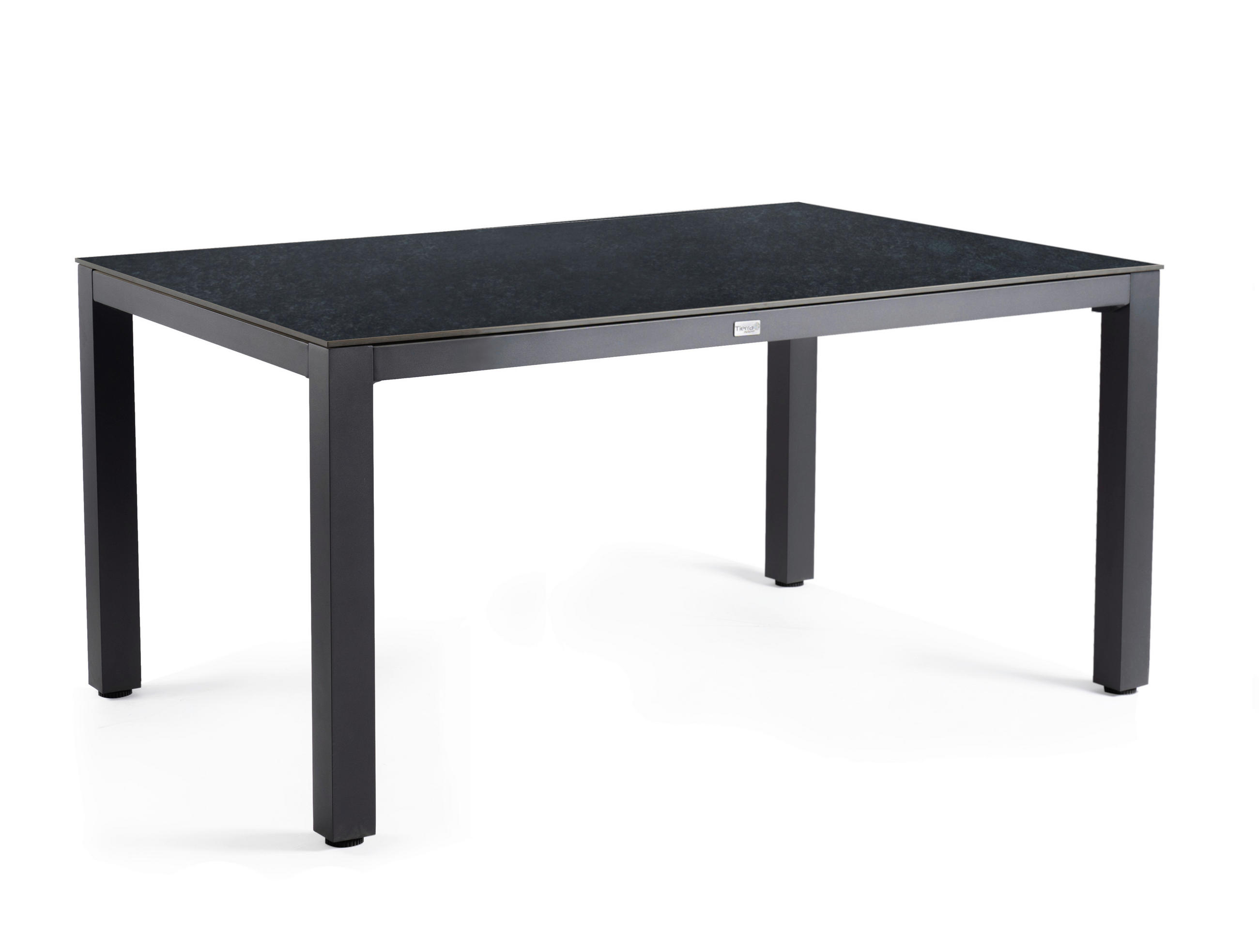 GARTENTISCH Metall, Kunststoff Anthrazit, Graphitfarben rechteckig  - Anthrazit/Graphitfarben, Basics, Kunststoff/Metall (180/100/75cm) - Tierra Outdoor