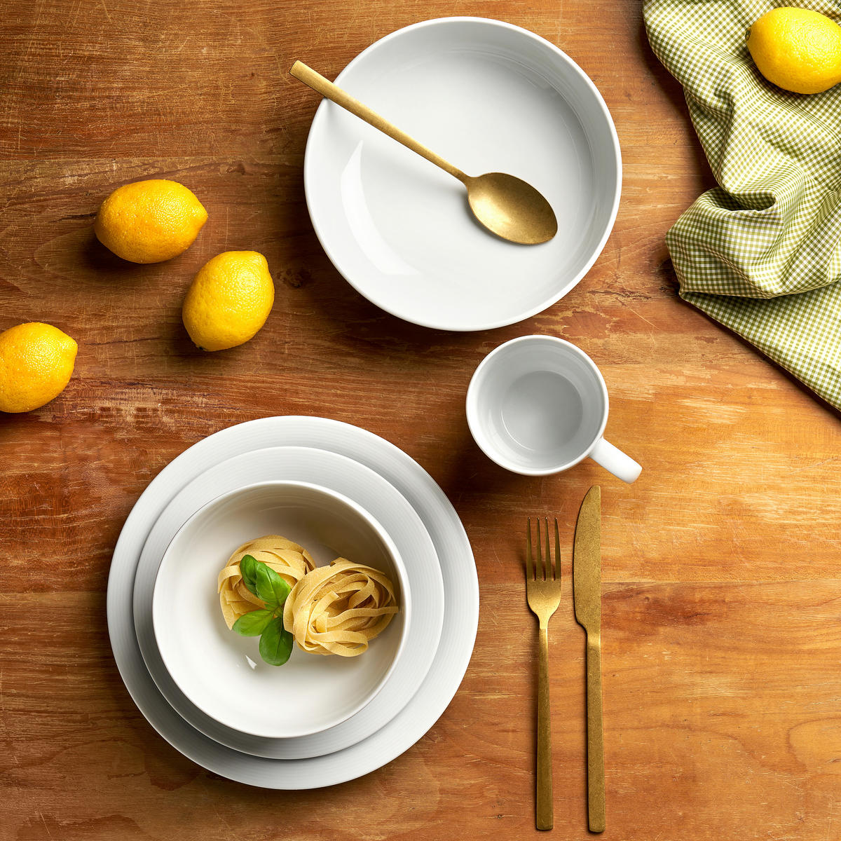 KAFFEEBECHERSET Jive   6-teilig  - Weiß, Basics, Keramik (0,4l) - Van Well