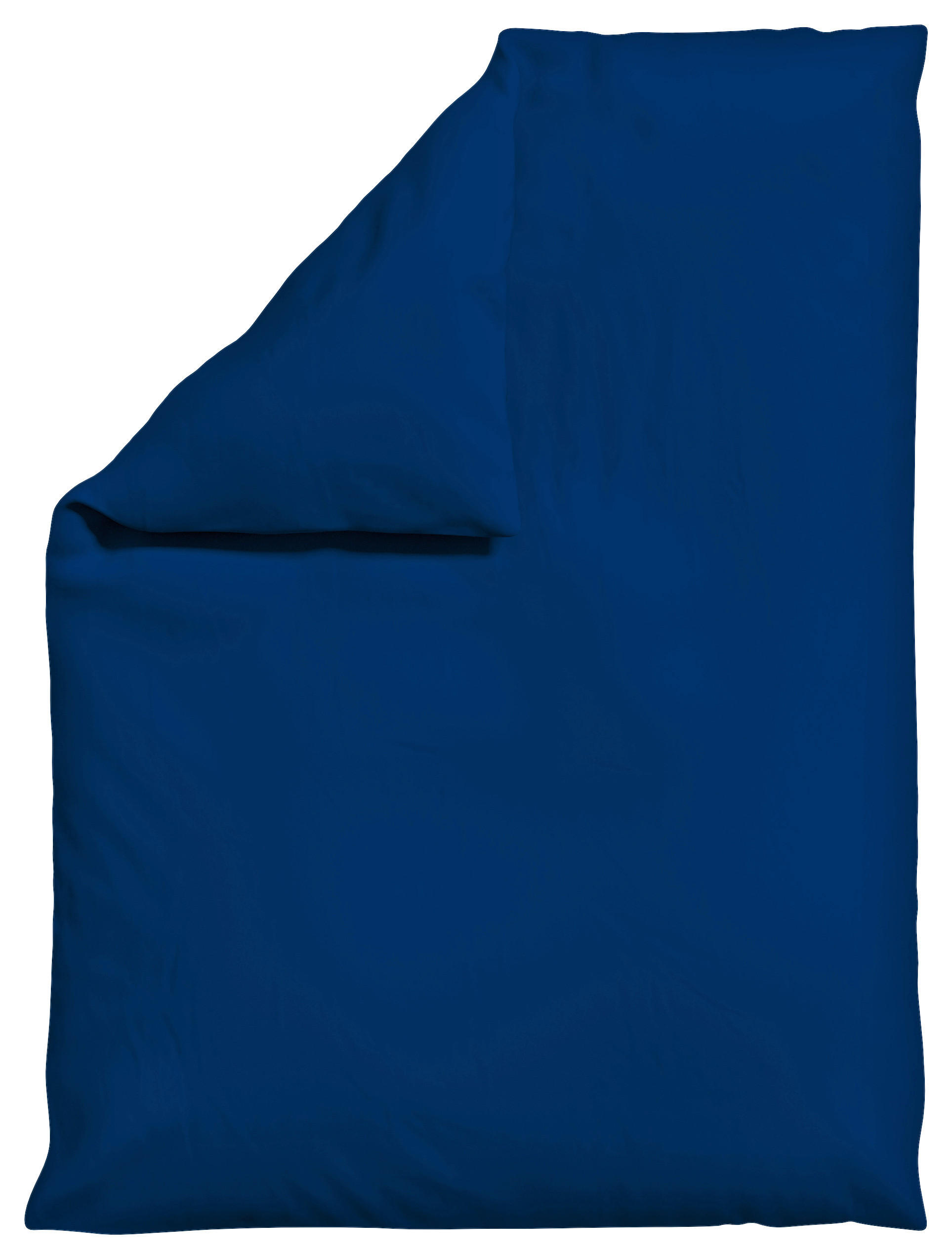 BETTDECKENBEZUG -teilig WOVEN SATIN Makosatin 155/220 cm  - Dunkelblau, Basics, Textil (155/220cm) - Schlafgut