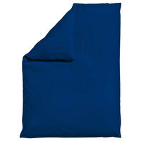 BETTDECKENBEZUG -teilig WOVEN SATIN Makosatin 155/220 cm  - Dunkelblau, Basics, Textil (155/220cm) - Schlafgut