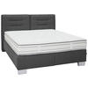 BOXSPRINGBETT 160/200 cm  in Grau  - Chromfarben/Grau, Konventionell, Textil (160/200cm) - Dieter Knoll