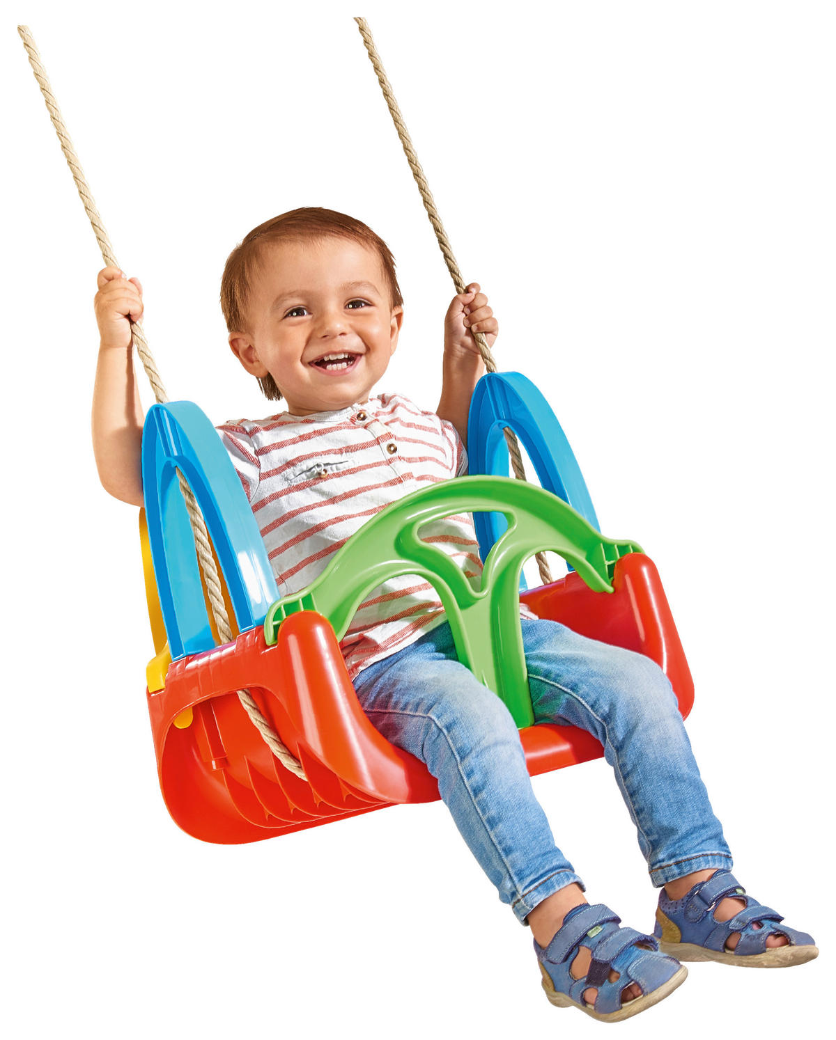 SCHAUKEL 20/33/4,5 cm  - Blau/Gelb, Basics, Kunststoff (20/33/4,5cm) - Simba