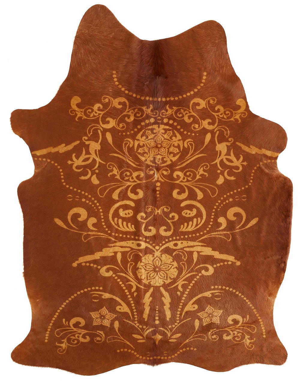 RINDERFELL 160/250 cm Barock  - Cognac, Design, Fell (160/250cm) - Linea Natura