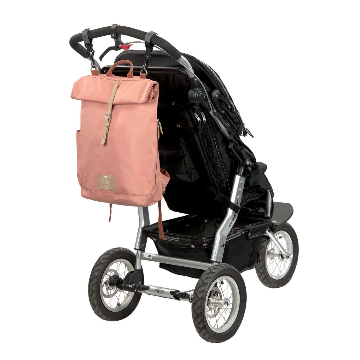 WICKELRUCKSACK Rolltop  - Terracotta, Trend, Textil (30/14,5/46cm) - Lässig