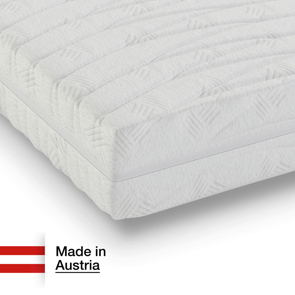 KALTSCHAUMMATRATZE 140/200 cm Höhe ca. 21 cm 7 -Zonen - Weiß, Basics, Textil (140/200cm) - Boxxx