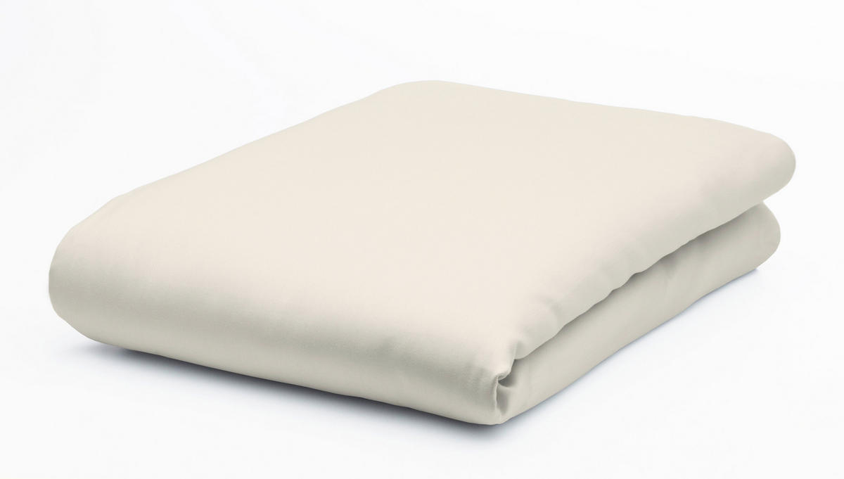 ČARŠAV SA LASTIŠEM ELASTO COMFORT 150/200 cm  - krem, Konvencionalno, tekstil (150/200cm) - Fleuresse