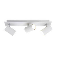 BODOVÉ SVÍTIDLO, GU10, 48/9/15 cm - bílá, Basics, kov (48/9/15cm) - Trio Leuchten