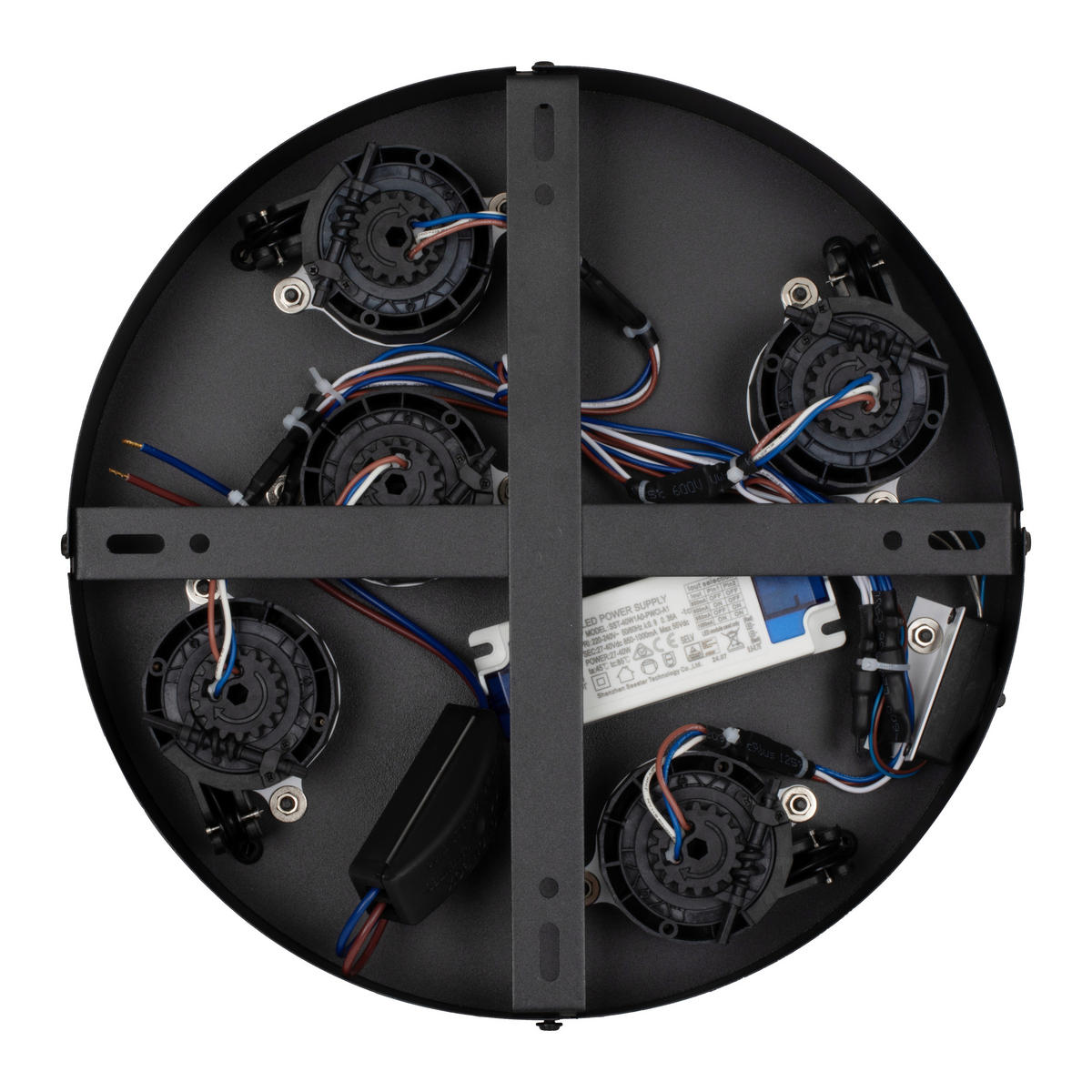 LED-HÄNGELEUCHTE 43/150 cm  - Schwarz, Design, Glas/Kunststoff (43/150cm) - Novel