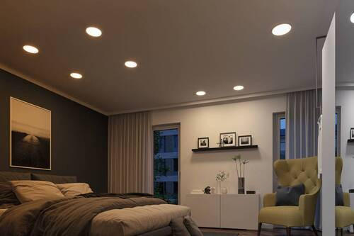 LED-PANEEL 17,5 cm  - Weiß, Basics, Kunststoff (17,5cm) - Paulmann