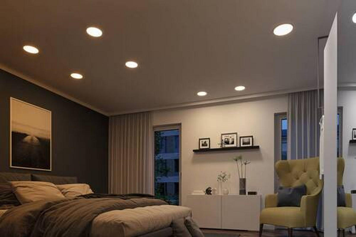 LED-PANEEL 17,5 cm   - Weiß, Design, Kunststoff (17,5cm) - Paulmann