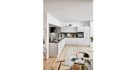 EINBAUKÜCHE   - Grau, Design, Holzwerkstoff - Novel