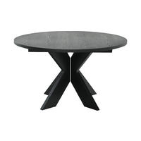 MATBORD brun rund  utdragbar, finns i olika storlekar, finns i olika trädekorer  - brun, Design, trä (130-230/130/75cm) - Best Price