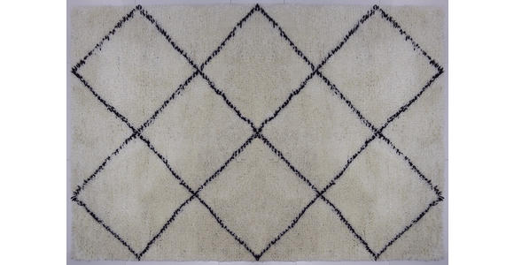 HANDWEBTEPPICH 130/190 cm Creme - Creme, Trend, Textil (130/190cm) - Linea Natura