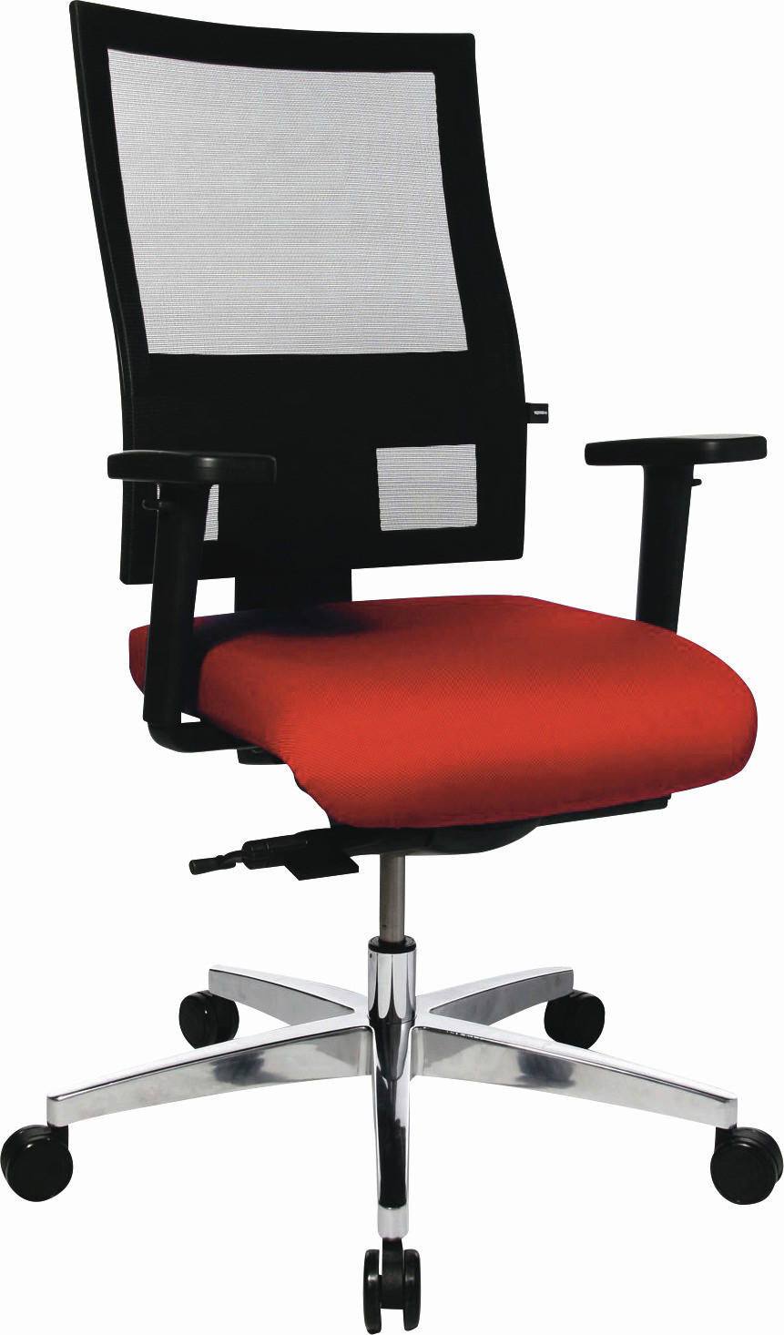 Topstar Drehstuhl Rot, Schwarz 48x101-113x48 cm