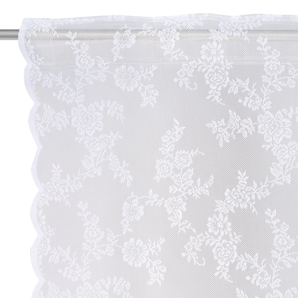 FERTIGVORHANG  halbtransparent   140/245 cm  - Weiß, LIFESTYLE, Textil (140/245cm) - Esposa