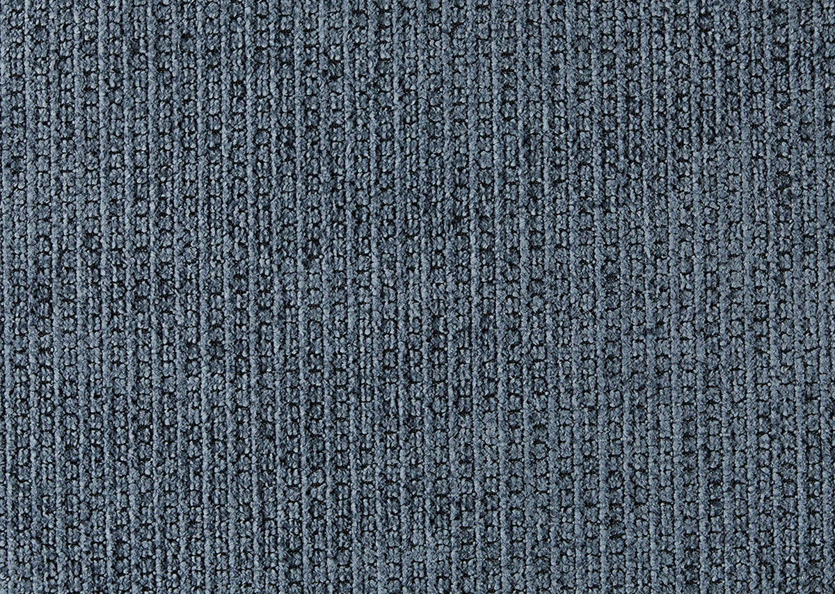 ECKSOFA in Webstoff Blau  205/280 cm  - Blau/Schwarz, Design, Textil/Metall (205/280cm) - Xora