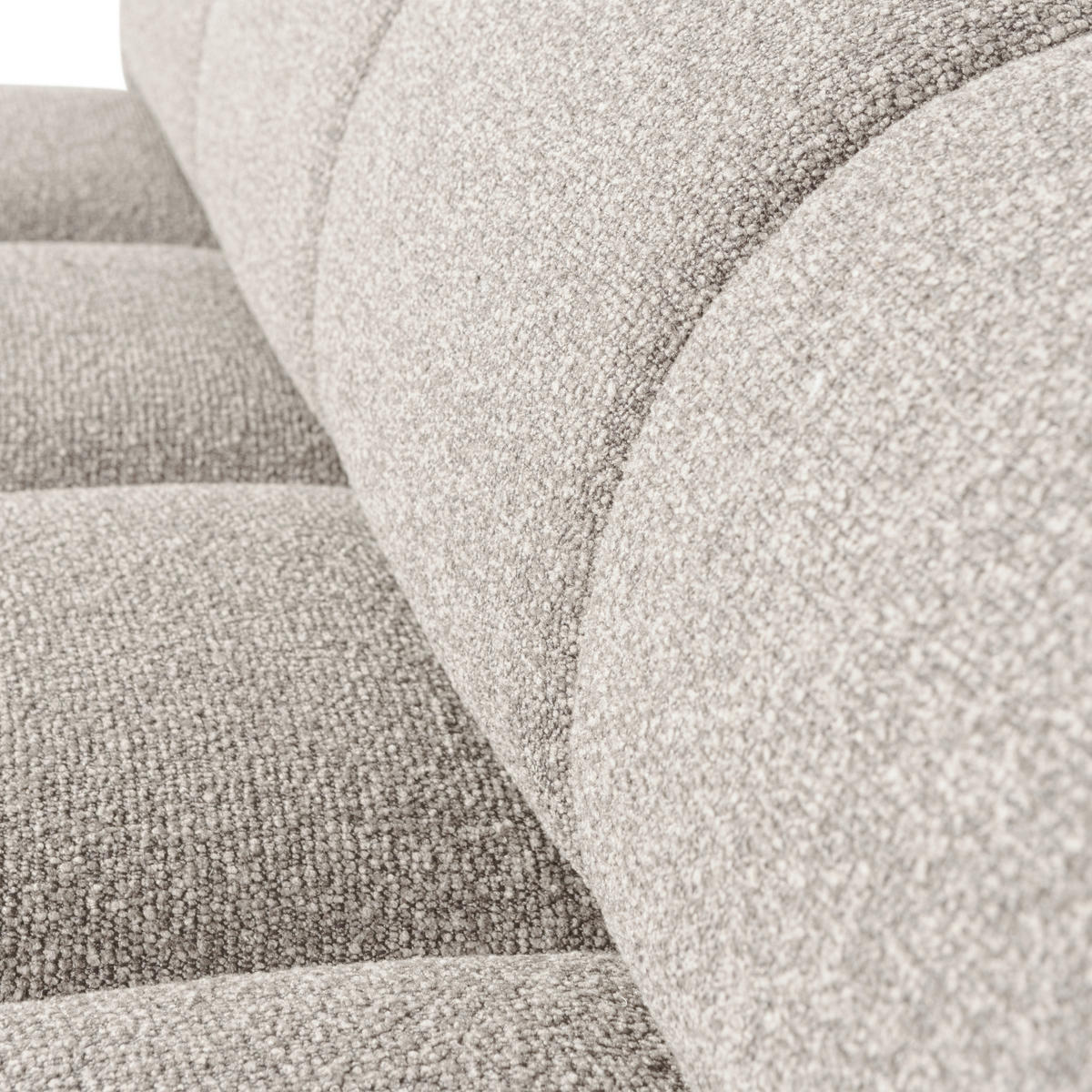 SITZBANK in Textil Beige  - Beige/Schwarz, MODERN, Kunststoff/Textil (164/83/73cm) - Livetastic