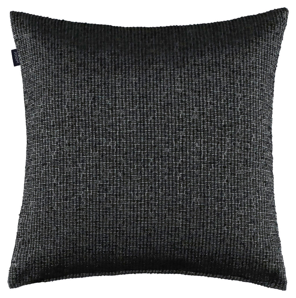KISSENHÜLLE J!Leaf 40/40 cm  - Anthrazit/Schwarz, Basics, Textil (40/40cm) - Joop!