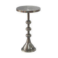 SIDOBORD i metall 30/30/56 cm  - silver, Design, metall (30/30/56cm) - Livetastic