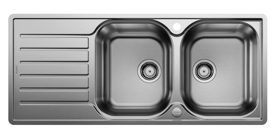 SPÜLE 519713  - Edelstahlfarben, Basics, Metall (116/16/50cm) - Blanco