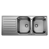 SPÜLE 519713  - Edelstahlfarben, Basics, Metall (116/16/50cm) - Blanco