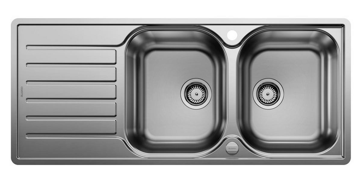 SPÜLE 519713  - Edelstahlfarben, Basics, Metall (116/16/50cm) - Blanco