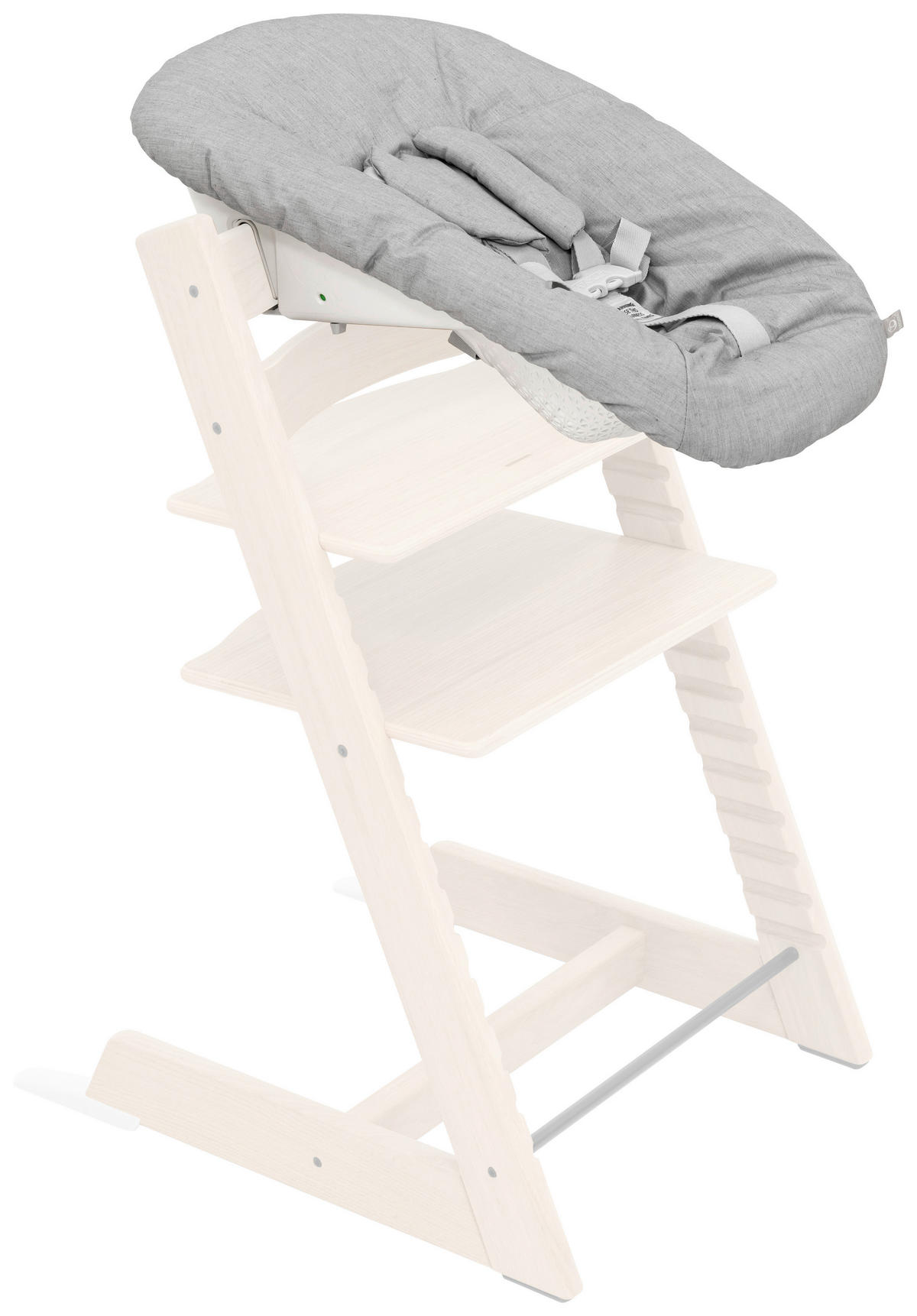 HOCHSTUHL-BABYSCHALE Tripp Trapp Newborn Set  - Hellgrau/Grau, Lifestyle, Kunststoff/Textil (59/15/27cm) - Stokke