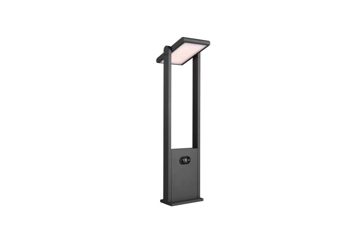 VÄGLAMPA - antracit, Design, metall (61/15,5/20cm) - Trio Leuchten