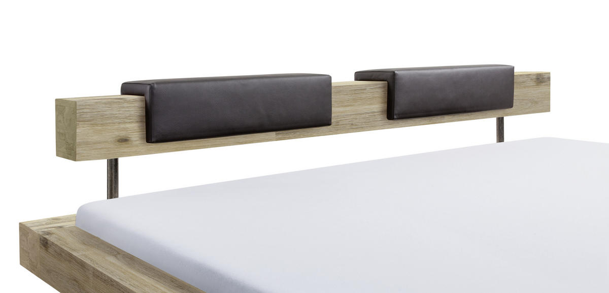 KOPFTEILPOLSTER 55/14/19 cm   - Anthrazit, Design, Textil (55/14/19cm) - Hasena