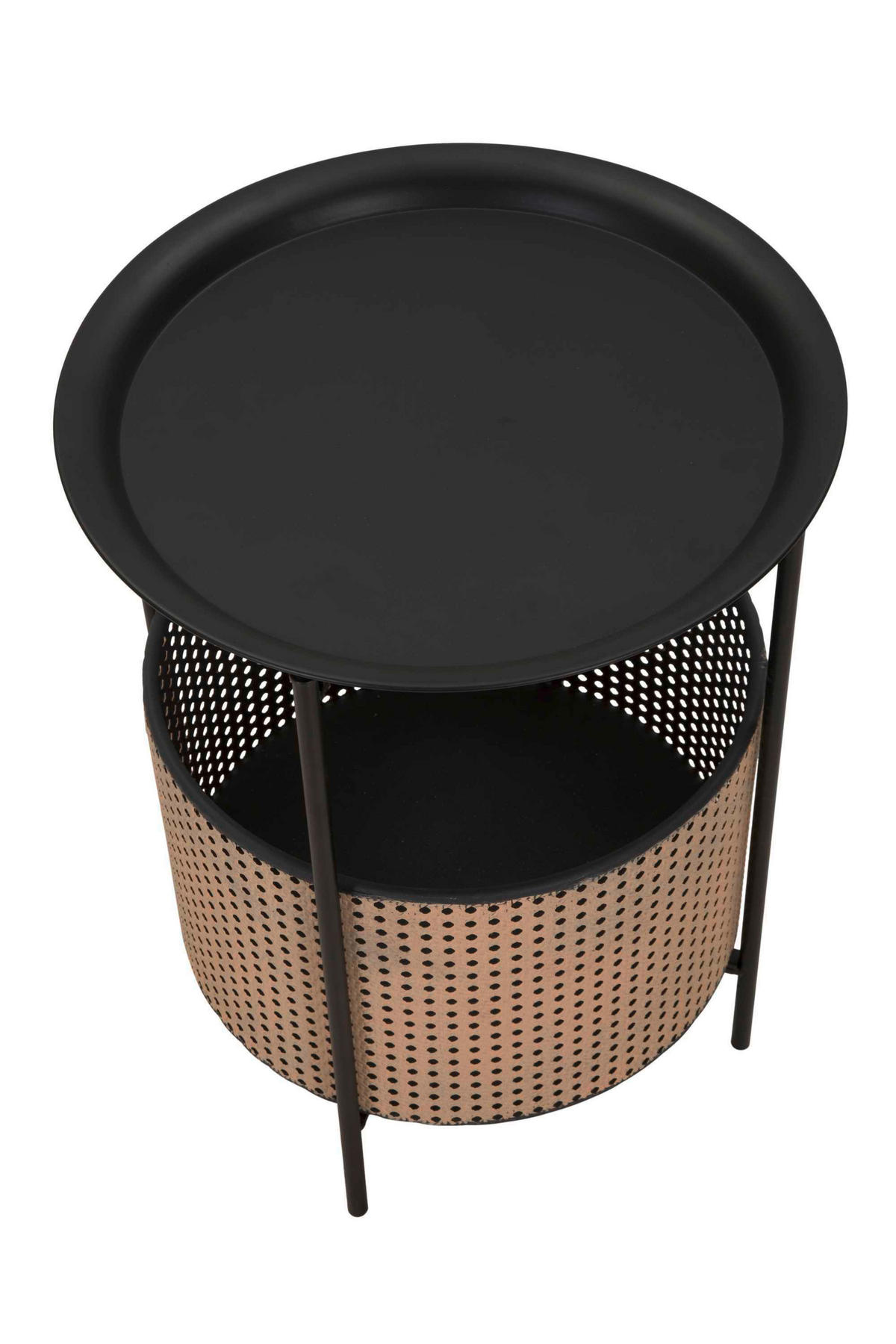 COUCHTISCH Schwarz, Goldfarben  - Goldfarben/Schwarz, Basics, Metall (40/50/40cm)