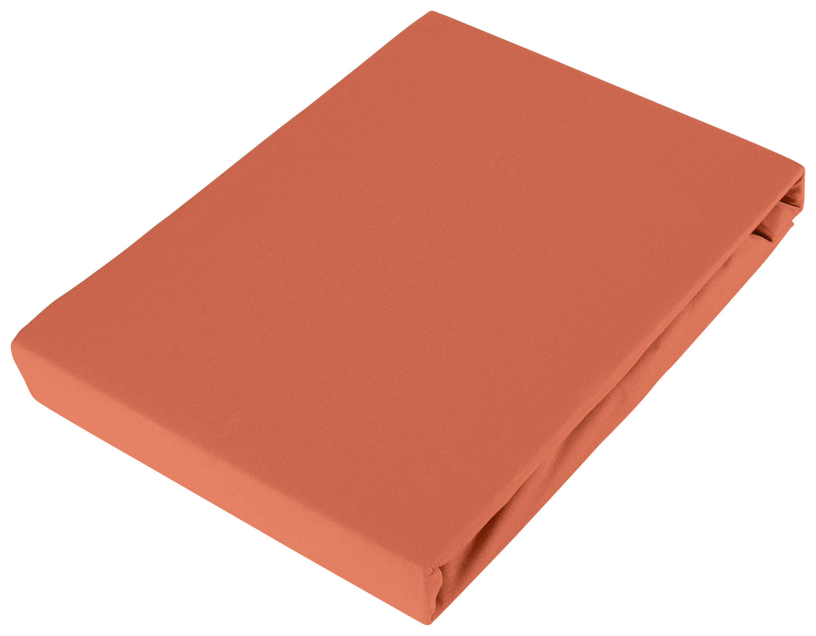ČARŠAV SA GUMOM FLORENTANO 180/200 cm  - terakota, Osnovno, tekstil (180/200cm) - Bio:Vio