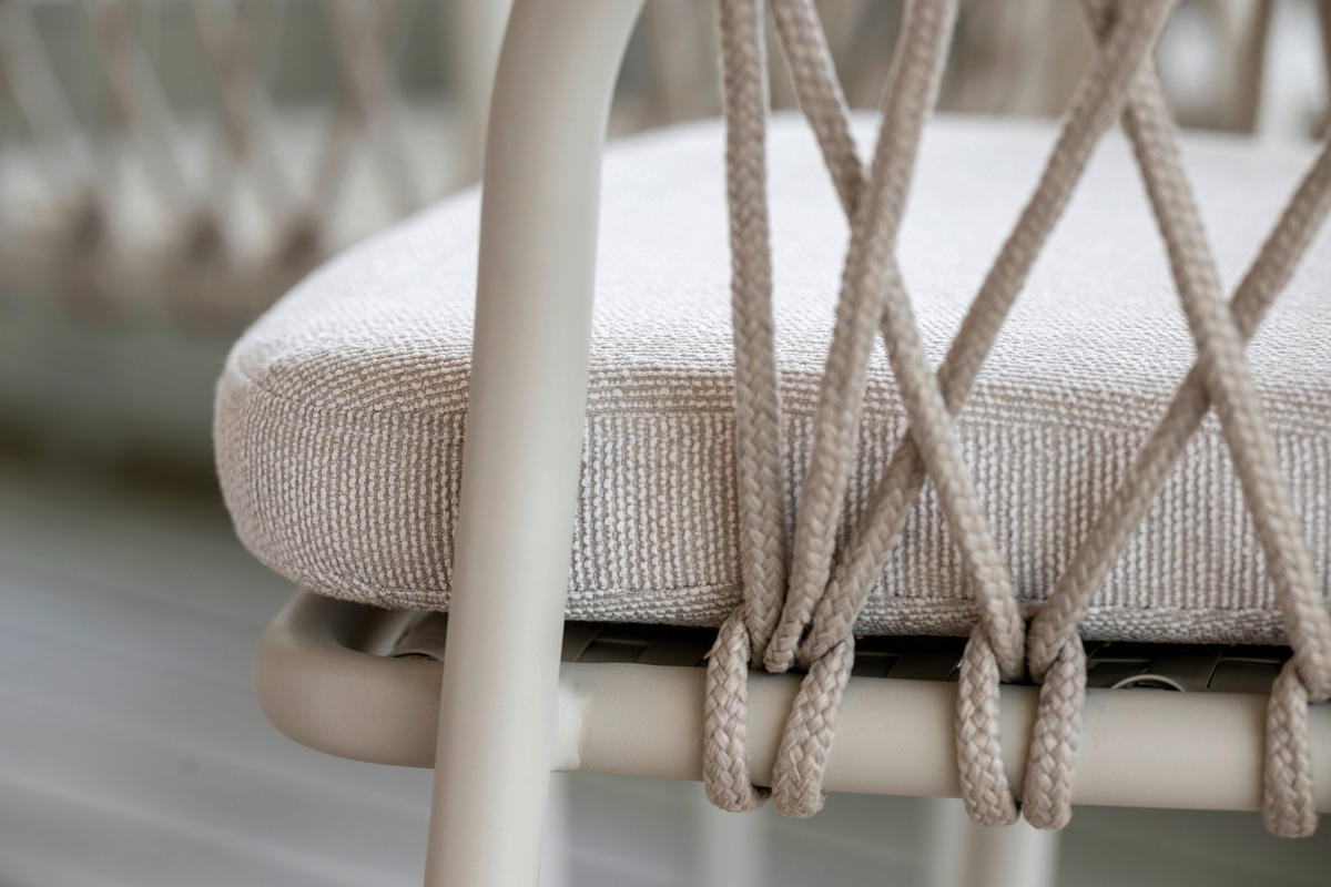 GARTENSESSEL Aluminium Greige  - Greige, Natur, Textil/Metall (69/79/62cm) - Stern