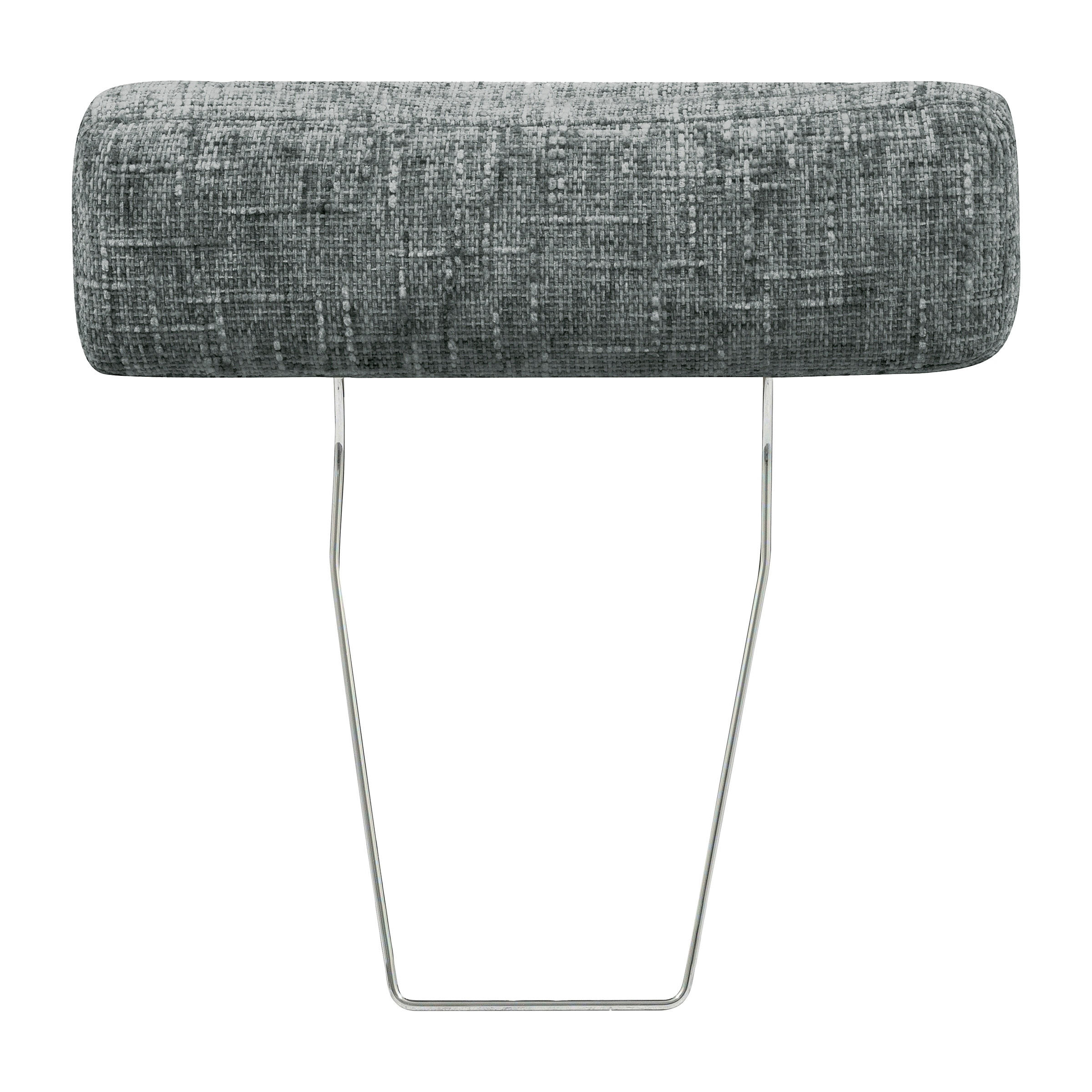 KOPFSTÜTZE 52/17/14 cm  Webstoff  - Anthrazit/Silberfarben, Design, Textil (52/17/14cm) - Livetastic