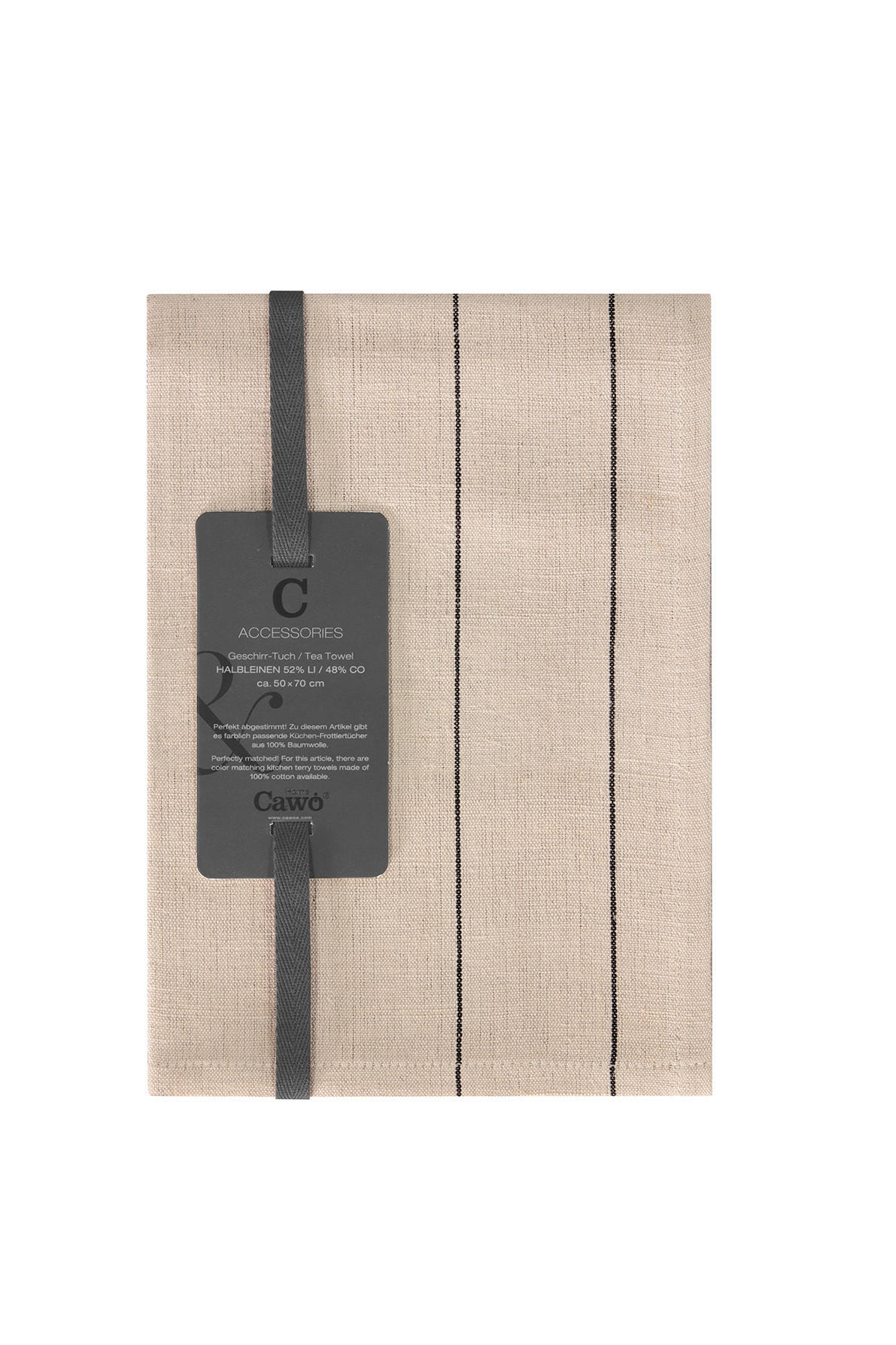 GESCHIRRTUCH Beige  - Beige, Basics, Textil (50/70cm) - Cawoe