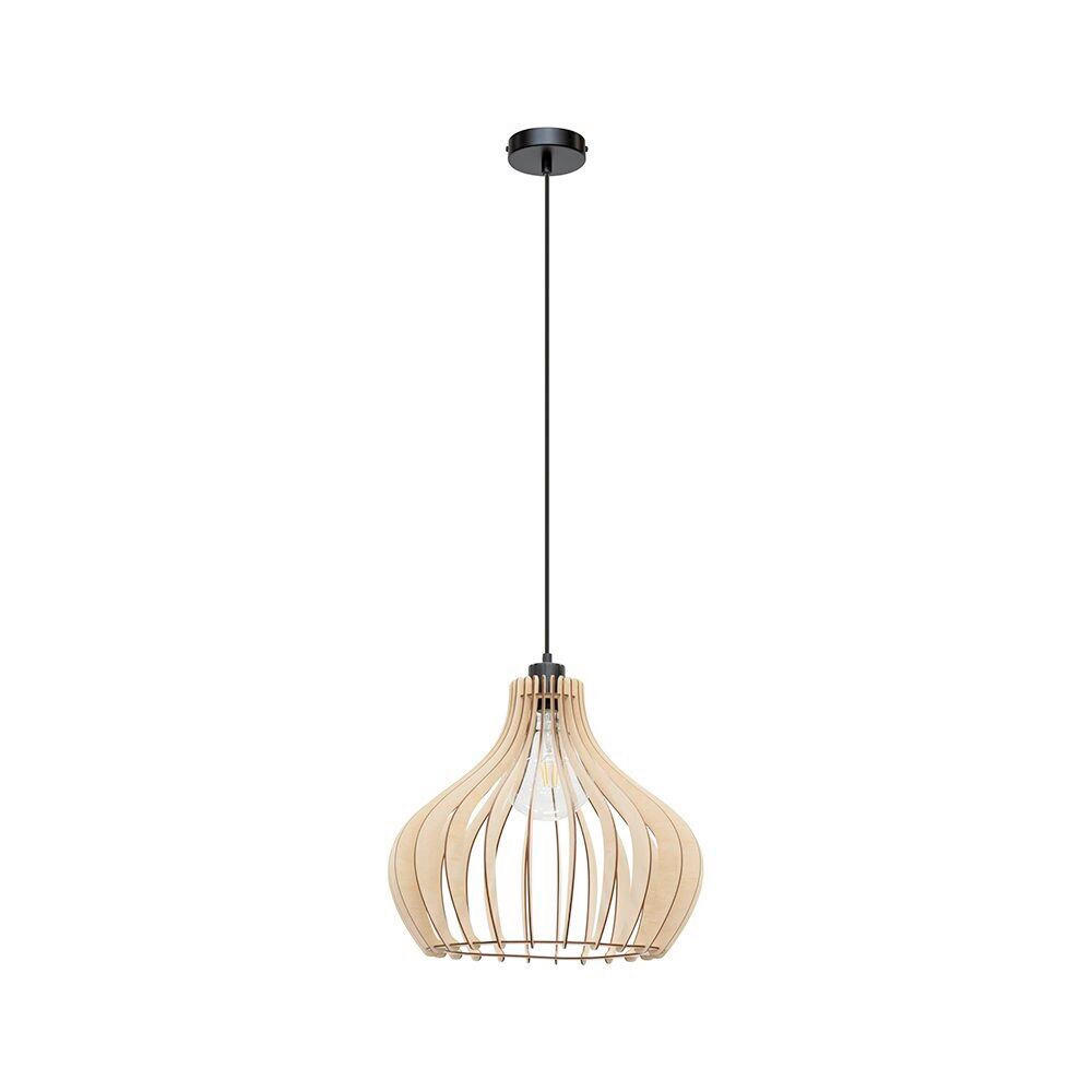 HÄNGELEUCHTE 160115160 ARATA 31/31/124 cm  - Hellbraun, Natur, Holz (31/31/124cm)