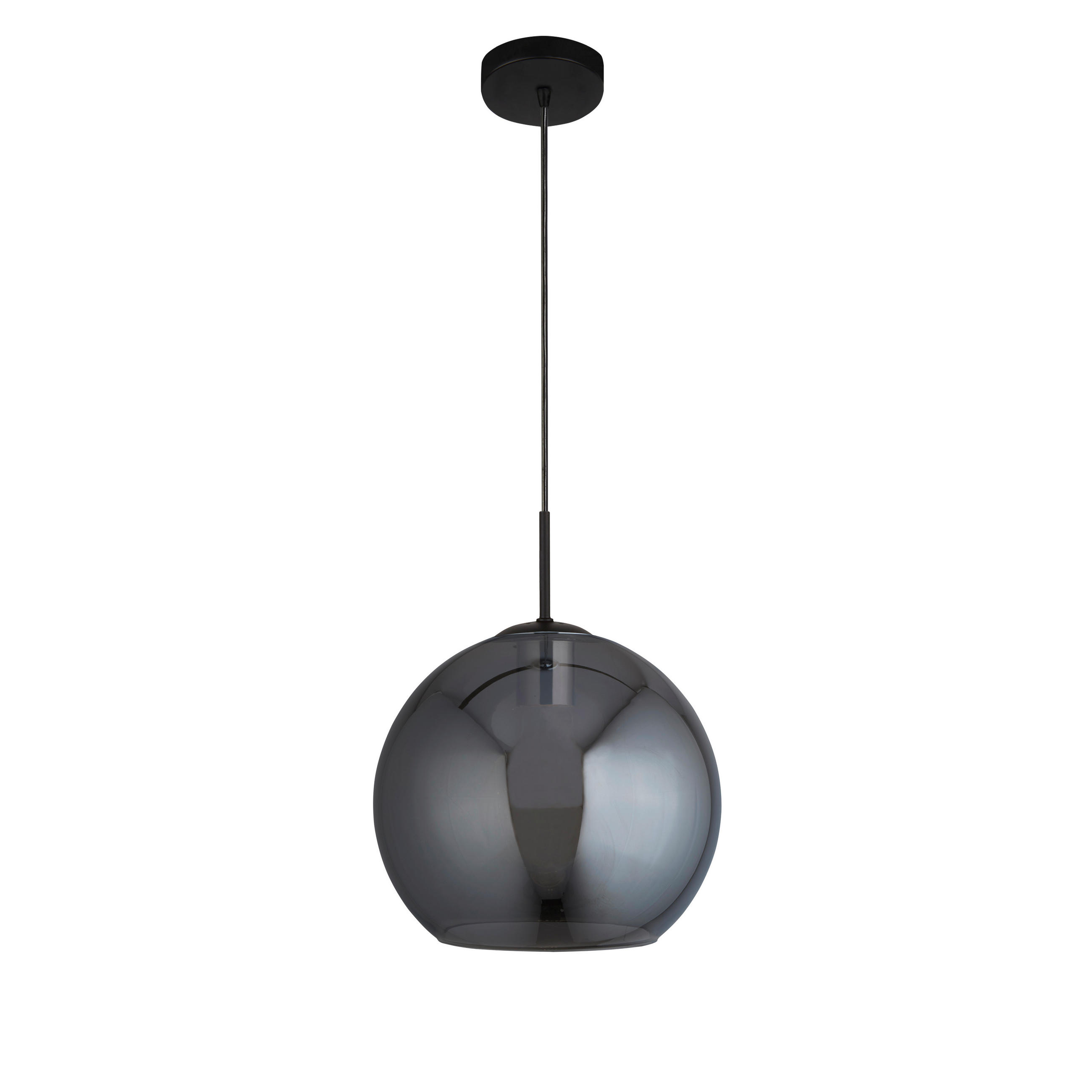 HÄNGLAMPA Amsterdam 30/120 cm  - svart, Design, metall/glas (30/120cm)