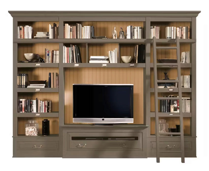 WOHNWAND UrbanClass 10-teilig in Grau 311/238,5/52/46,5 cm - Bronzefarben/Grau, LIFESTYLE, Holz/Metall (311/238,5/52/46,5cm) - Livetastic