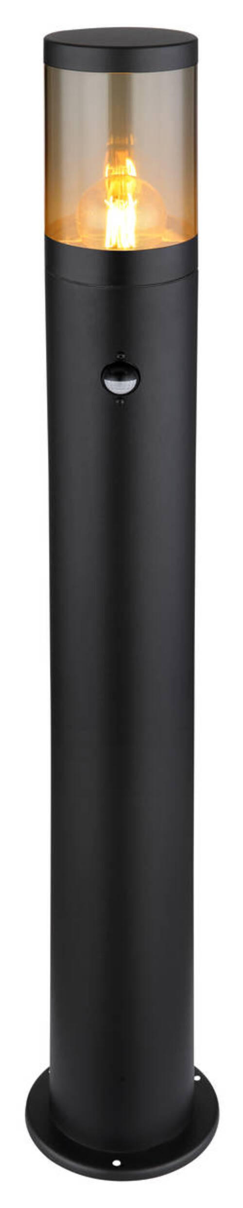 AUSSENLEUCHTE - Schwarz, Basics, Kunststoff/Metall (14/80cm) - Globo