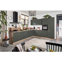 EINBAUKÜCHE   - Grün, Design, Holzwerkstoff - Celina