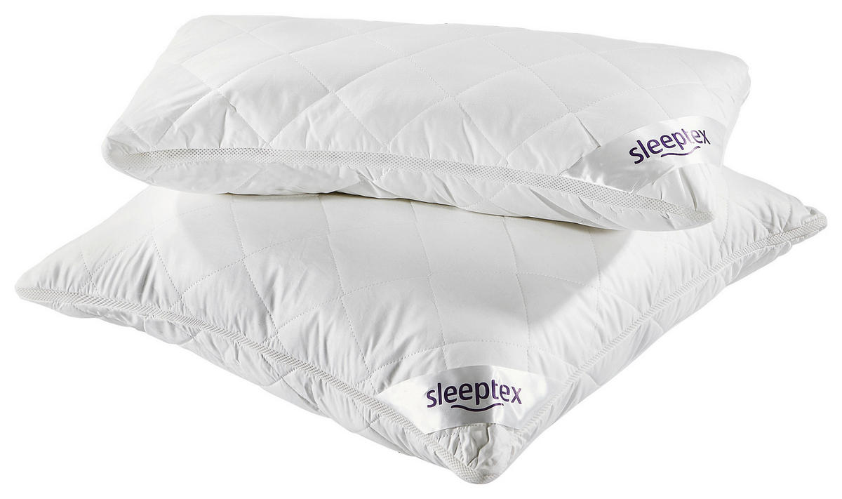 PROŠIVENI JASTUK  60/80 cm       - bela, Osnovno, tekstil (60/80cm) - Sleeptex