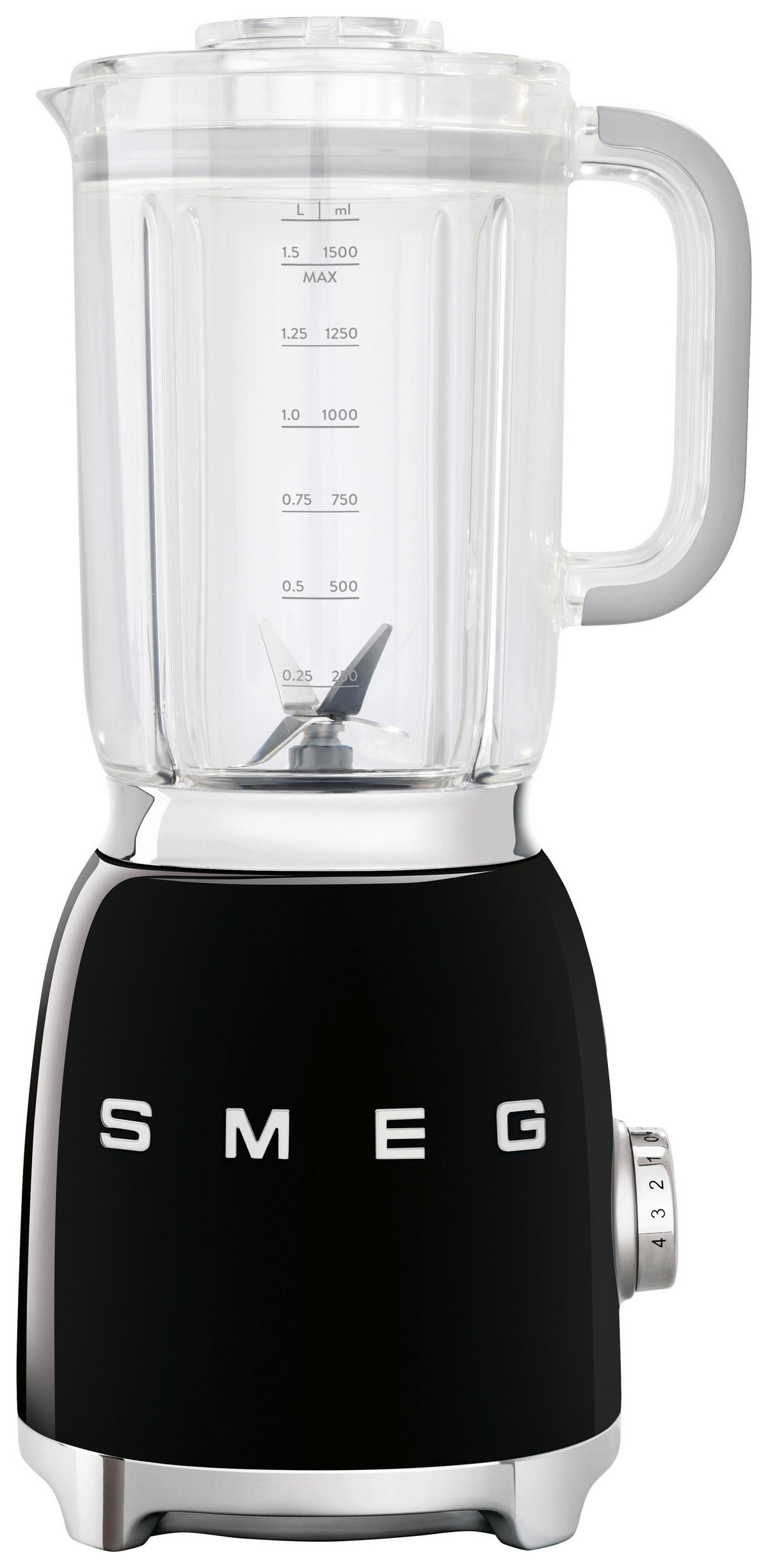 STANDMIXER  - Schwarz, Basics, Kunststoff/Metall (20/40/16cm) - SMEG