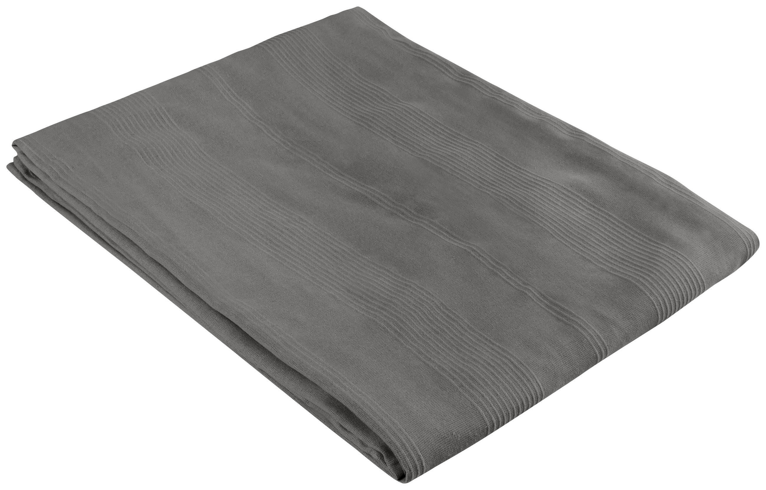 PŘEHOZ NA POSTEL, bavlna, 220/240 cm - antracitová, Basics, textil (220/240cm) - Boxxx