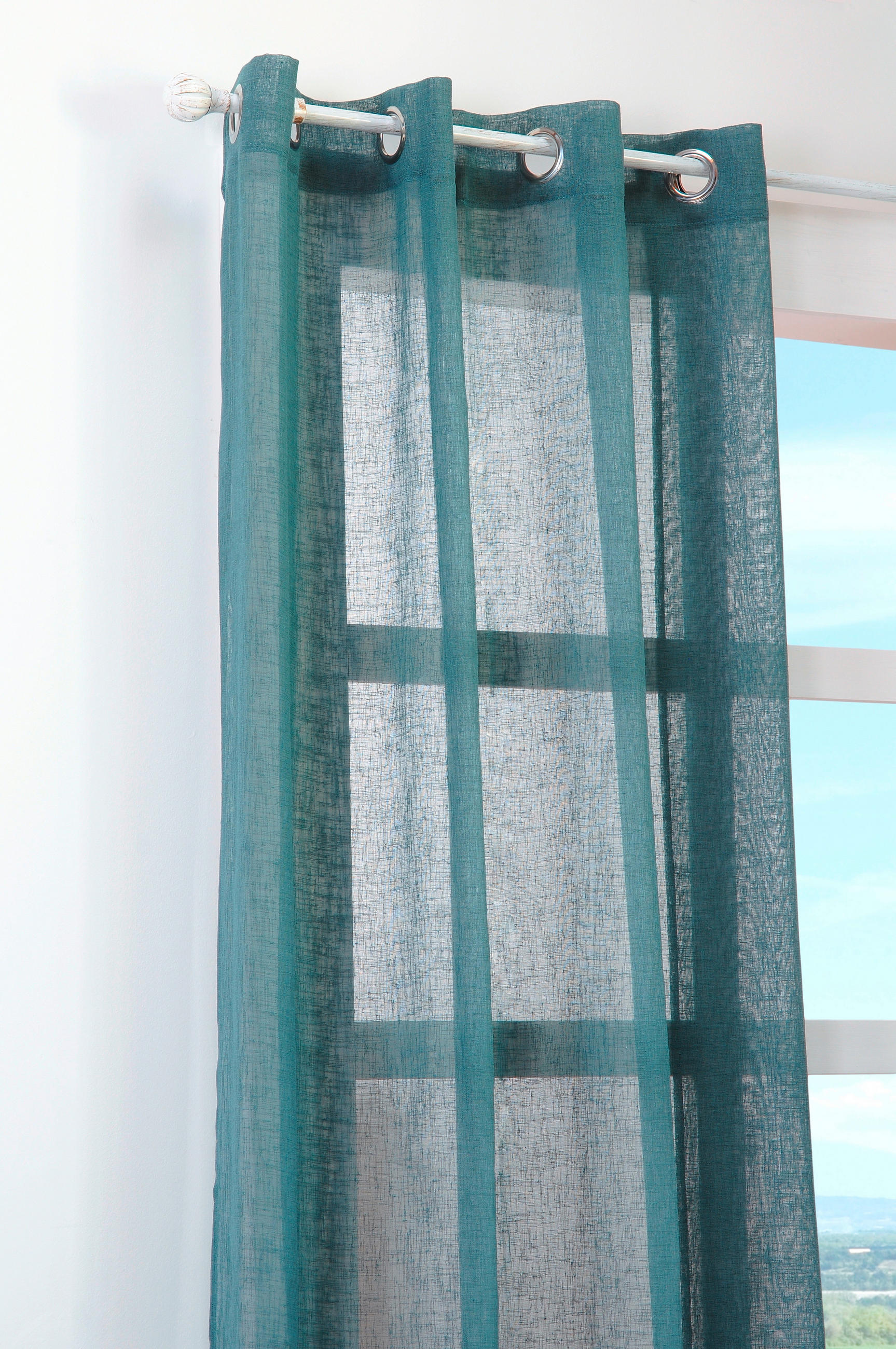 GOTOVA ZAVJESA zelena   - zelena, Basics, tekstil (140/260cm)