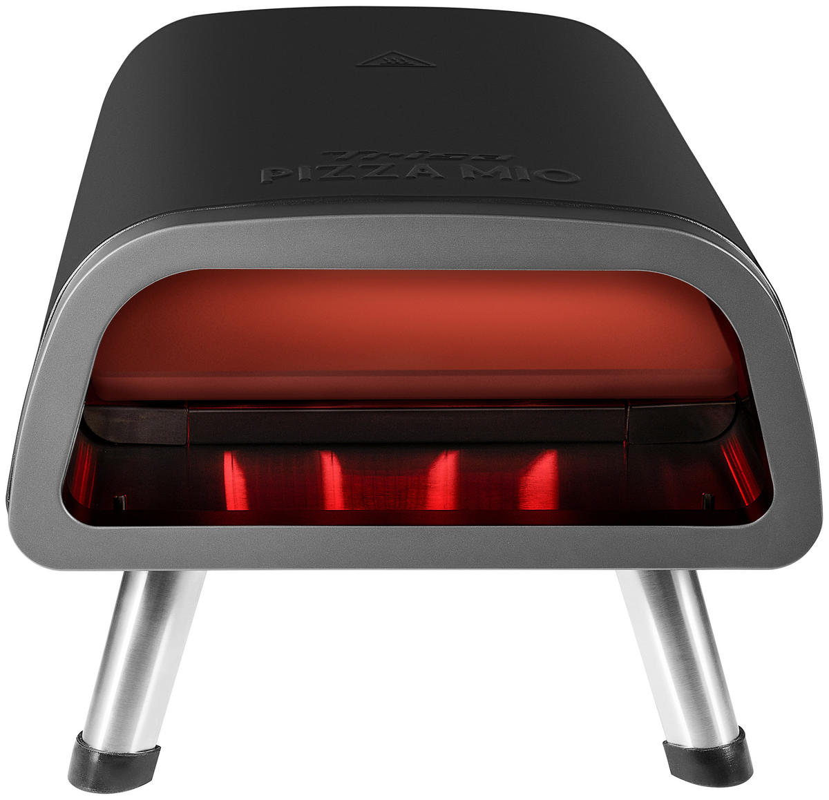 PIZZAOFEN - Schwarz, Basics, Metall (59/29,5/36cm) - Trisa Electronics