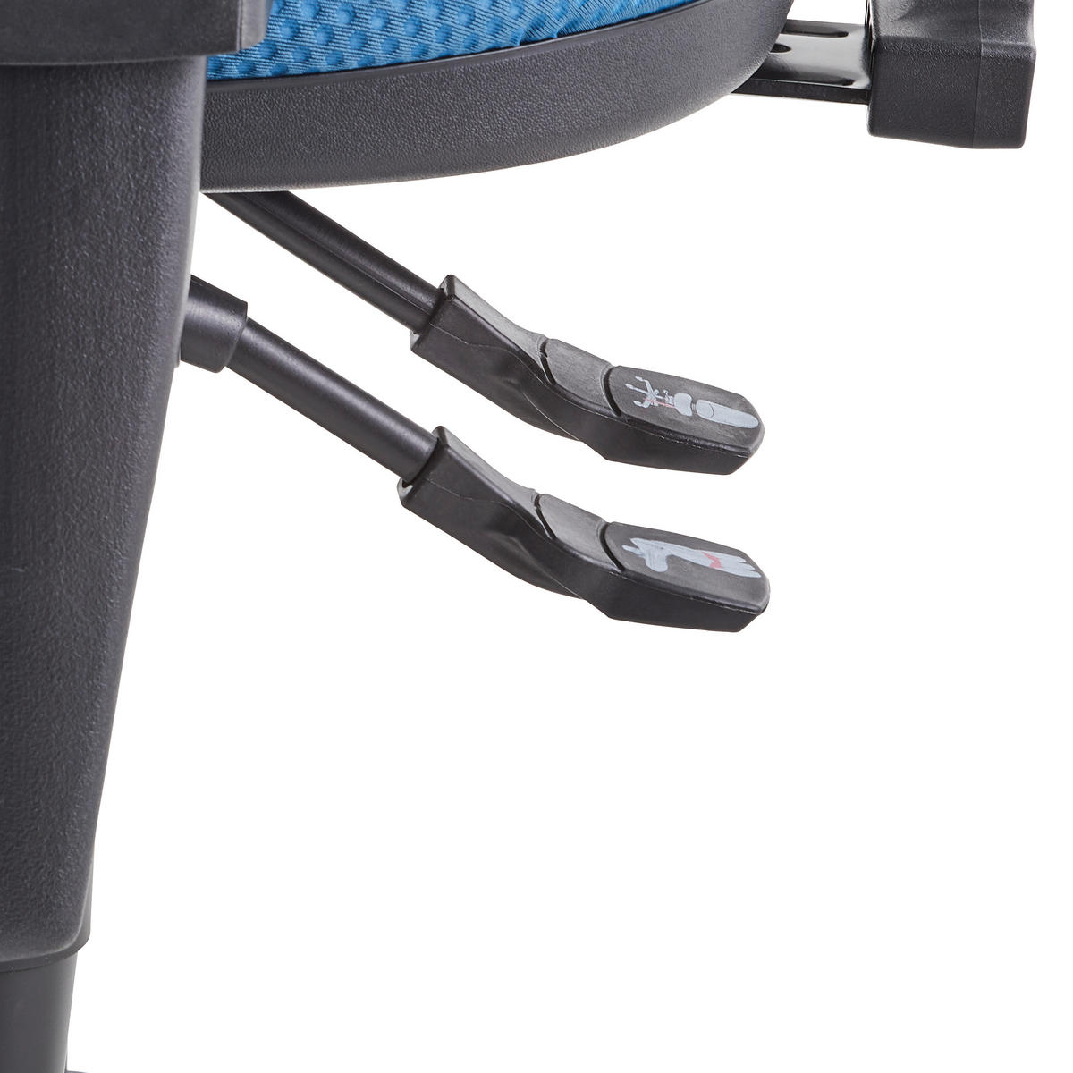 DREHSTUHL Flachgewebe, Netz Petrol  - Petrol/Schwarz, MODERN, Kunststoff/Textil (46/97-109/46cm) - Topstar