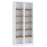 CD-REGAL - Honigeiche/Weiss, Design, Holzwerkstoff (42/91,8/20cm) - MID.YOU