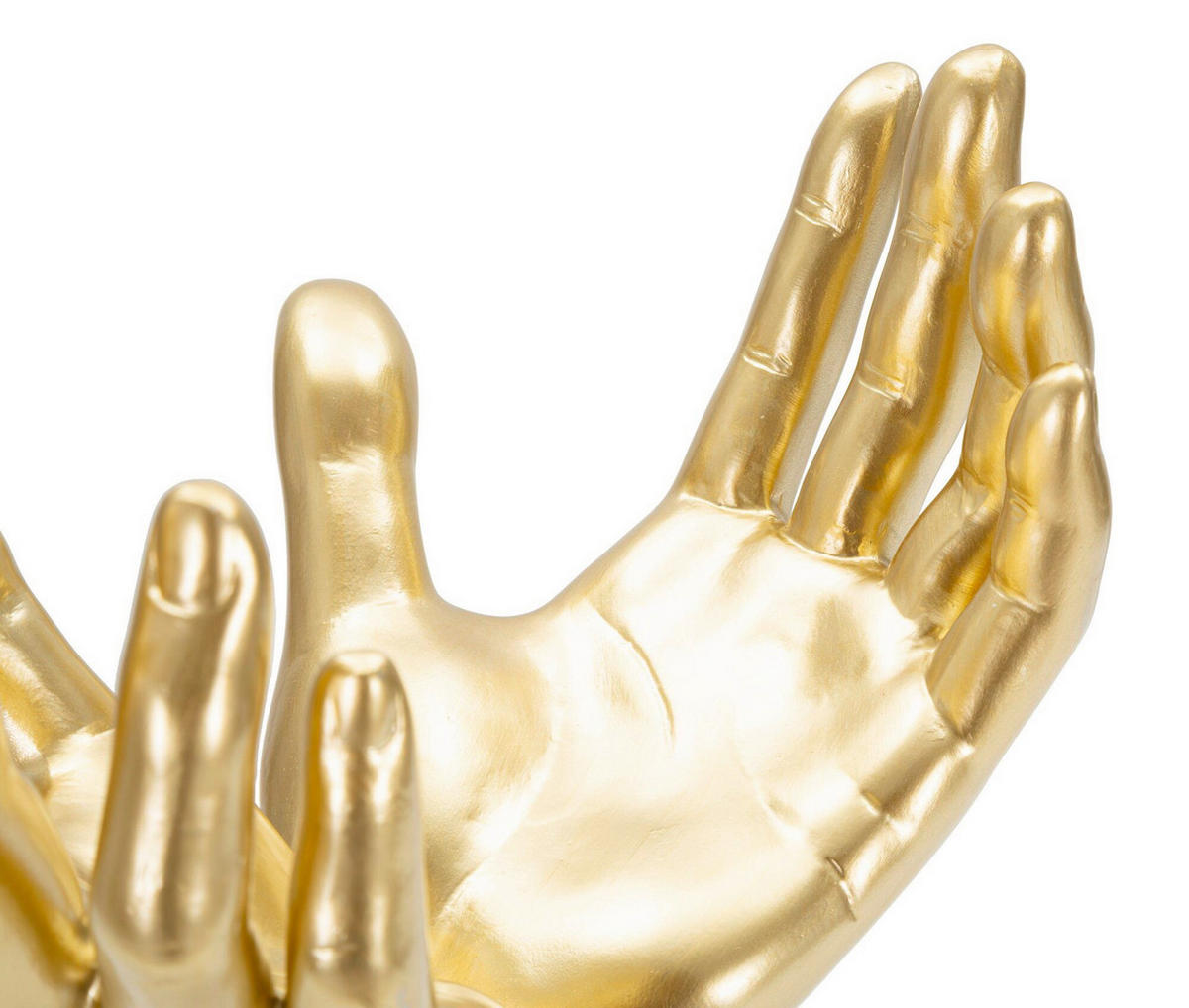 SKULPTUR - Goldfarben, Basics, Kunststoff (25/24/15cm)